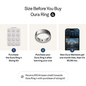 Розумне кільце Oura Ring 4 Silver Size 13 - Фото 3