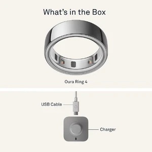 Розумне кільце Oura Ring 4 Silver Size 13 - Фото 7