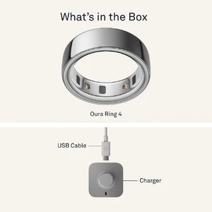 Умное кольцо Oura Ring 4 Silver Size 9 (no box) - Фото 3