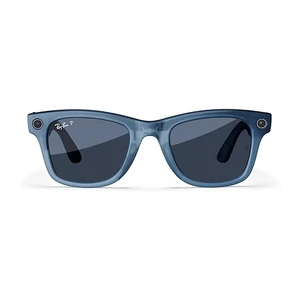 Розумні окуляри Ray-Ban Meta Wayfarer, Matte Jeans Transparent / Polarized Dusty Blue, Large - Фото 2