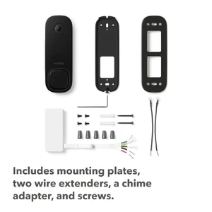Умный дверной звонок с HD камерой Ecobee Smart Black - Фото 8