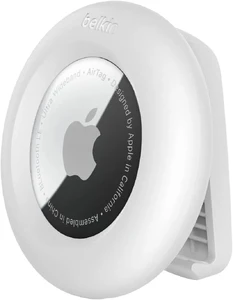 Чохол із затискачем Belkin Secure Holder White для Apple AirTag на рюкзак/нашийник