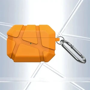 Чехол с карабином iLoungeMax Ultra Hybrid Case Orange для AirPods Pro 3