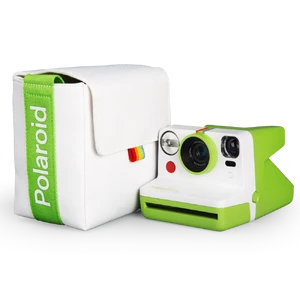Сумка для фотокамеры моментальной печати Polaroid Now White/Green - Фото 3