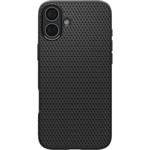 Черный чехол Spigen Liquid Air для iPhone 16 - Фото 2