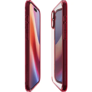 Прозорий червоний чохол Spigen Ultra Hybrid для iPhone 16 - Фото 2