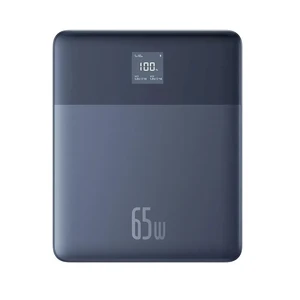 Повербанк із швидкою зарядкою та дисплеєм Baseus Blade2 Power Bank 65W 12000 mAh Mariana Blue