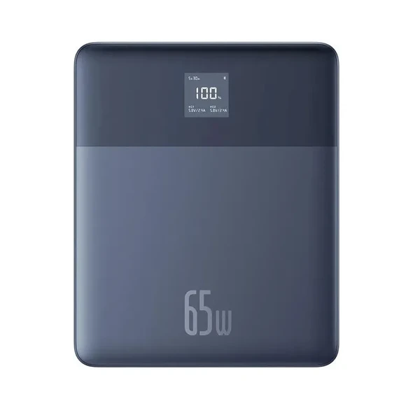 Повербанк с быстрой зарядкой и дисплеем Baseus Blade2 Power Bank 65W 12000 mAh Mariana Blue в Полтаве