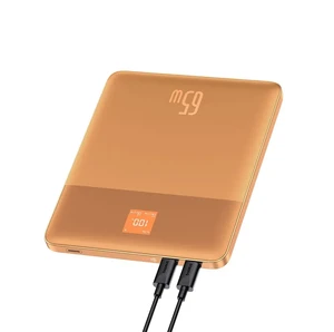 Повербанк із швидкою зарядкою та дисплеєм Baseus Blade2 Power Bank 65W 12000 mAh Canyon Coral - Фото 6