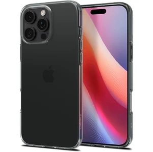 Прозоро-чорний чохол Spigen Crystal Flex для iPhone 16 Pro придимлений - Фото 3