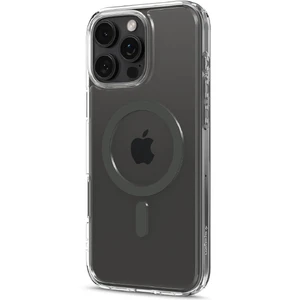 Прозрачный серый чехол Spigen Ultra Hybrid Mag для iPhone 16 Pro Max - Фото 3