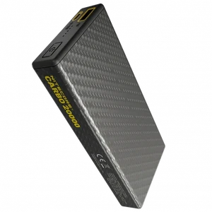 Повербанк з карбону із швидкою зарядкою, 20000 mAh, 20W, PD/QC | Nitecore Carbo Power Bank - Фото 2