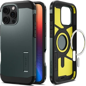 Зелений чохол Spigen Tough Armor Mag для iPhone 16 Pro 8809971230605 - Фото 1