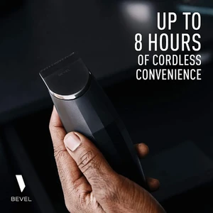 Мужской триммер для бороды и усов Bevel Premium Trimmer Black Edition - Фото 6
