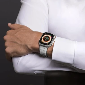 Стальний ремінець CHANCHY Silver для Apple Watch Ultra | Ultra 2 49mm | 45mm | 44mm | 42mm - Фото 4