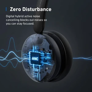 Bluetooth-гарнитура Anker PowerConf H700 с микрофоном и активным шумоподавлением - Фото 3