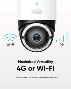 Умная беспроводная камера видеонаблюдения eufy Security Cam S330 с поддержкой 4G LTE Black - Фото 3