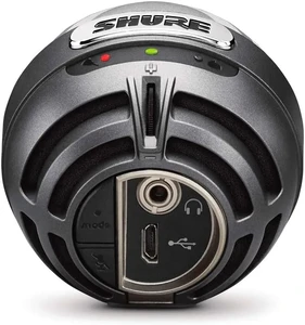 Студийный конденсаторный микрофон Shure MV5 для подкастов и стриминга, с кабелями USB / Lightning - Фото 4