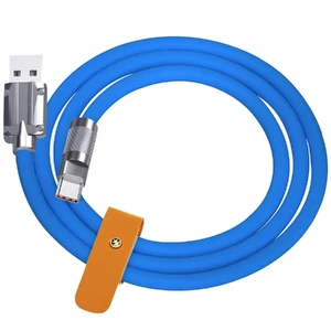 Зарядный кабель iLoungeMax Super Fast Charger Cable USB to Lightning 120W Blue 1m - Фото 2