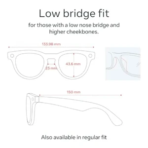 Розумні окуляри Ray-Ban Meta Headliner, Shiny Black / Clear With Blue-Violet Light Filter - Фото 5