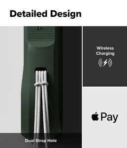 Чехол Ringke Onyx Magnetic MagSafe Dark Green для iPhone 17 Air - Фото 4