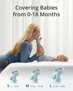 Мониторинг сна и сердцебиения для младенцев с AI детекцией плача eufy Baby Smart Sock - White - Фото 5