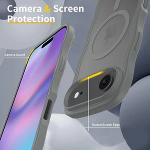 Чохол iYavvort MagSafe Translucent Matte Gray для iPhone 17 Air - Фото 5
