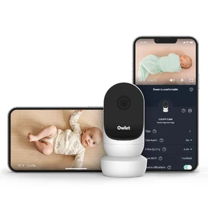 Розумна радіоняня Owlet Cam Smart Video Baby Monitor with Video Camera and Audio - Secure WiFi, 1080p Night Vision, Customize Cry, Sound and Motion Alerts, 2-Way Audio, Mounting kit