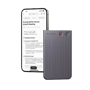 Диктофон зі штучним інтелектом PLAUD NOTE | AI Voice Recorder Black, 64GB  - Фото 1