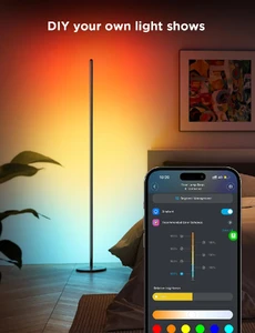 Напольная лампа Govee Floor Lamp RGBIC Black - Фото 6