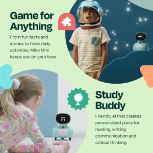 Робот для детей с играми и обучением Miko Mini 30 Days Free Miko Max - Фото 6