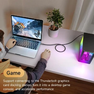 Зарядний кабель Mcdodo Type-C to Type-C для швидкої зарядки Thunderbolt 4 | USB 4, 240W - Фото 2