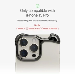 Противовдарный чехол-бампер Arc Pulse для iPhone 15 Pro Aluminum Titan Gray - Фото 2