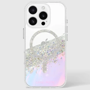 Прозрачный чехол с серебром Case-Mate Karat MagSafe для iPhone 16 Pro - Фото 9