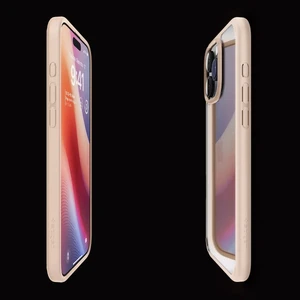 Прозорий рожевий чохол Spigen Ultra Hybrid для iPhone 16 Pro - Фото 2