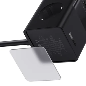 Мережевий подовжувач зі швидкою зарядкою Baseus PowerCombo 100W, AC + USB A + USB Type-C + PD - Фото 4