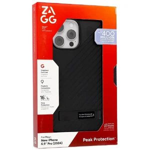 Чорний чохол з підставкою Zagg Gear4 Denali Snap MagSafe для iPhone 16 Pro Max - Фото 2
