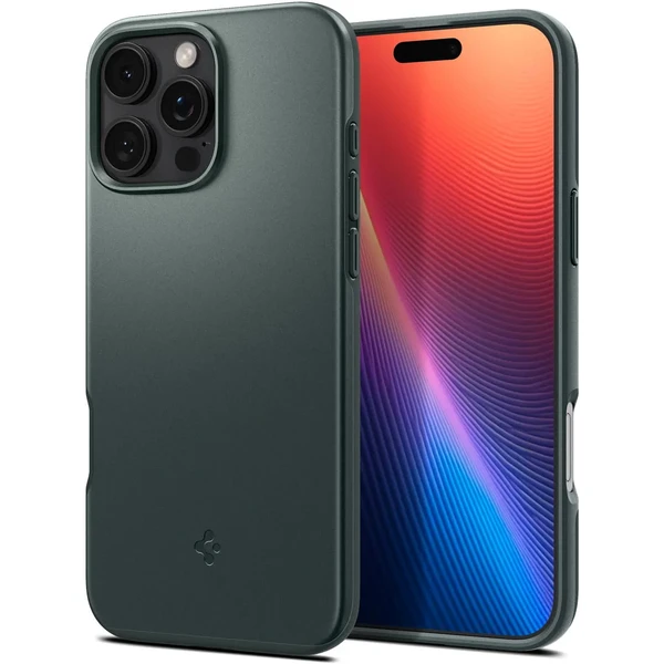 Зеленый чехол Spigen Thin Fit Mag для iPhone 16 Pro во Львове