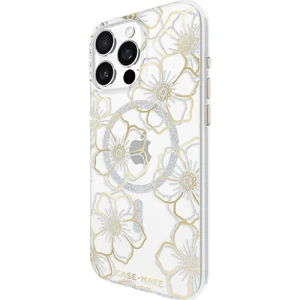 Прозорий чохол зі срібно-золотими елементами Case-Mate Floral Gems Mag для iPhone 16 Pro Max - Фото 4