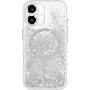 Серебряный блестящий чехол Case-Mate Waterfall MagSafe для iPhone 16 - Фото 2