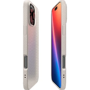 Бежевий чохол Spigen Liquid Air для iPhone 16 Pro Max - Фото 5