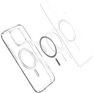 Прозорий білий чохол Spigen Crystal Hybrid Mag для iPhone 16 Pro Max - Фото 7