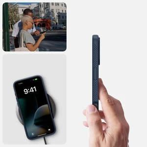 Гранатовий чохол Spigen Liquid Air для iPhone 16 Plus - Фото 14