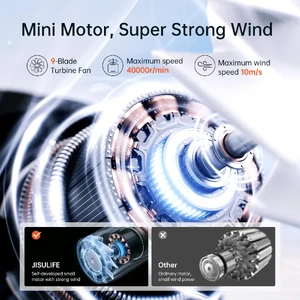Портативный ручной вентилятор JISULIFE Handheld Fan Life9 - Фото 3
