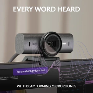 Веб-камера Logitech MX Brio 4K Graphite - Фото 6