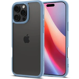 Прозорий синій чохол Spigen Crystal Hybrid для iPhone 16 Pro Max - Фото 8