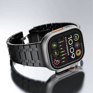 Сталевий ремінець CHANCHY Black для Apple Watch Ultra | Ultra 2 49mm | 45mm | 44mm | 42mm - Фото 2