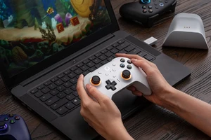 Бездротовий геймпад 8BitDo Ultimate 2 для Windows / Android з TMR джойстиком та ефектом Холла / тактильними тригерами Black - Фото 4