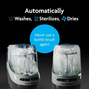 Машина для миття та сушіння пляшечок Baby Brezza Washer Pro - White - Фото 2