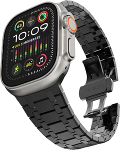 Сталевий ремінець CHANCHY Black для Apple Watch Ultra | Ultra 2 49mm | 45mm | 44mm | 42mm  - Фото 1
